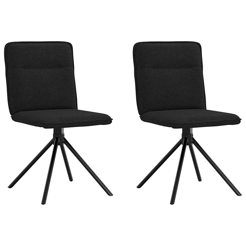 vidaXL Esszimmerstuhl Esszimmerstühle 2 Stk. Schwarz günstig online kaufen