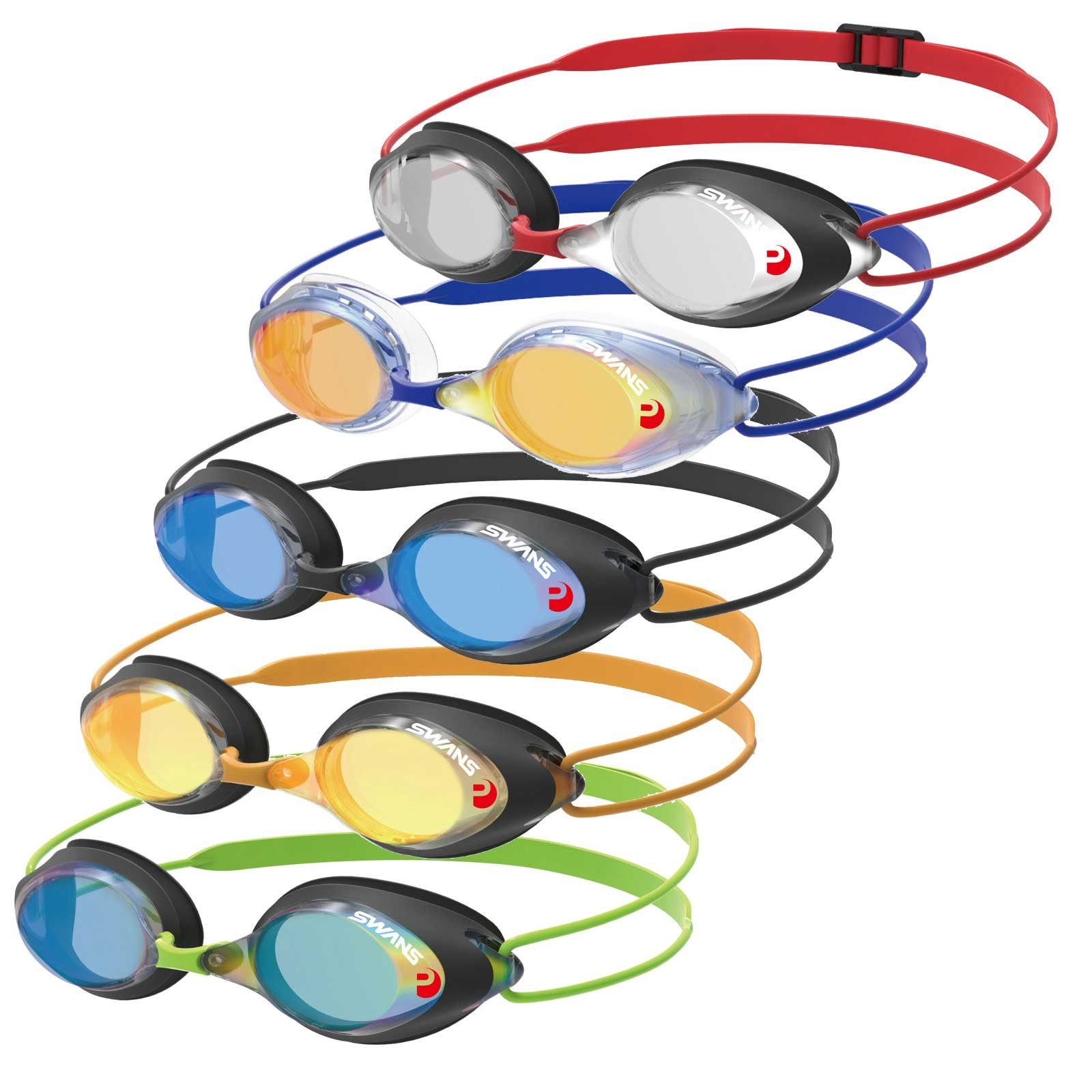 SWANS Schwimmbrille SRX-M Premium AntiFog verspiegelt