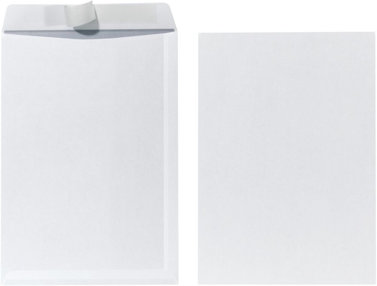 Herlitz Versandtasche Versandtaschen C4 Haftklebung VE=25 Stück weiß 90g/qm (10 Stück)