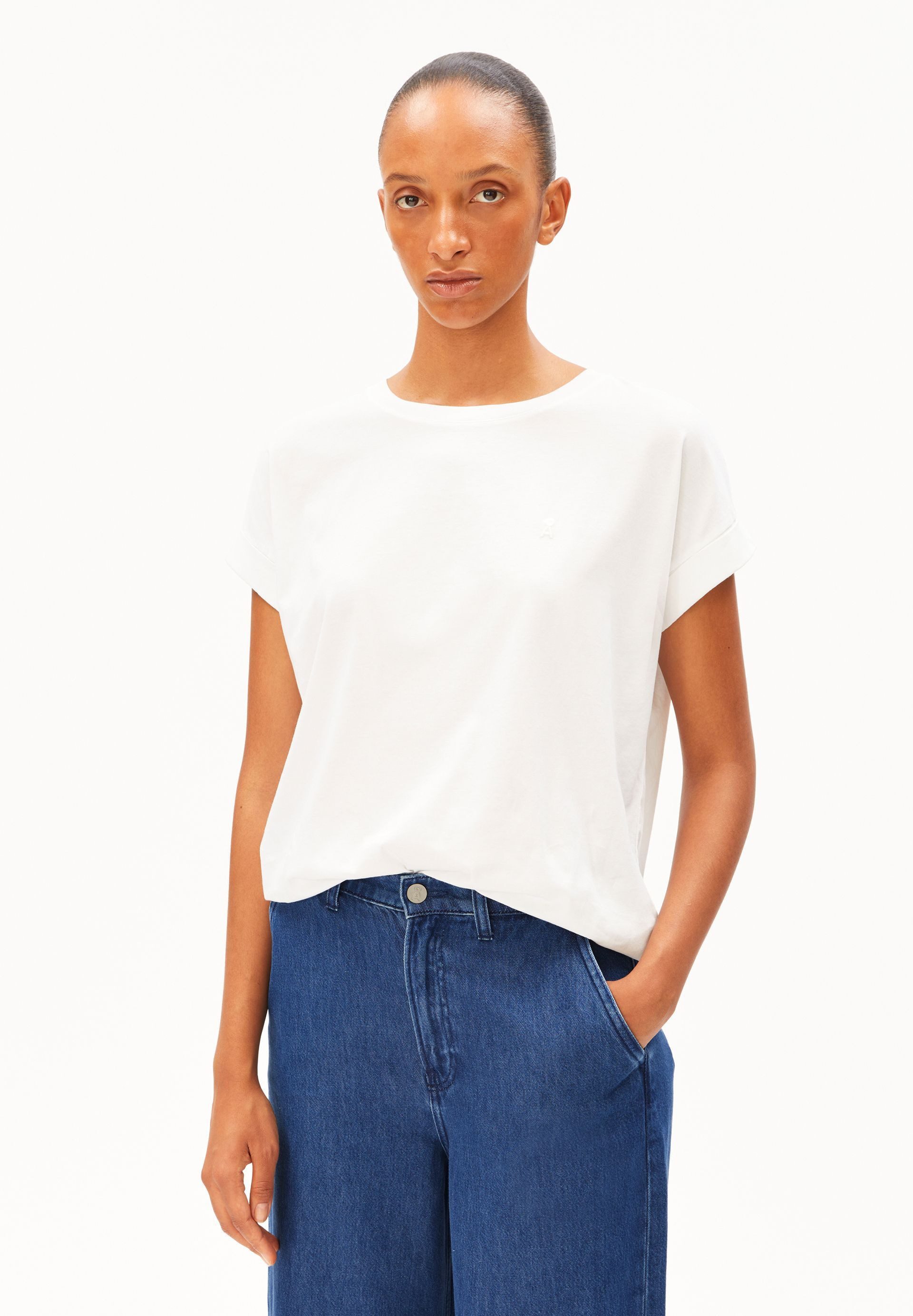 Armedangels T-Shirt IDAARA T-Shirt aus Bio-Baumwolle Loose Fit