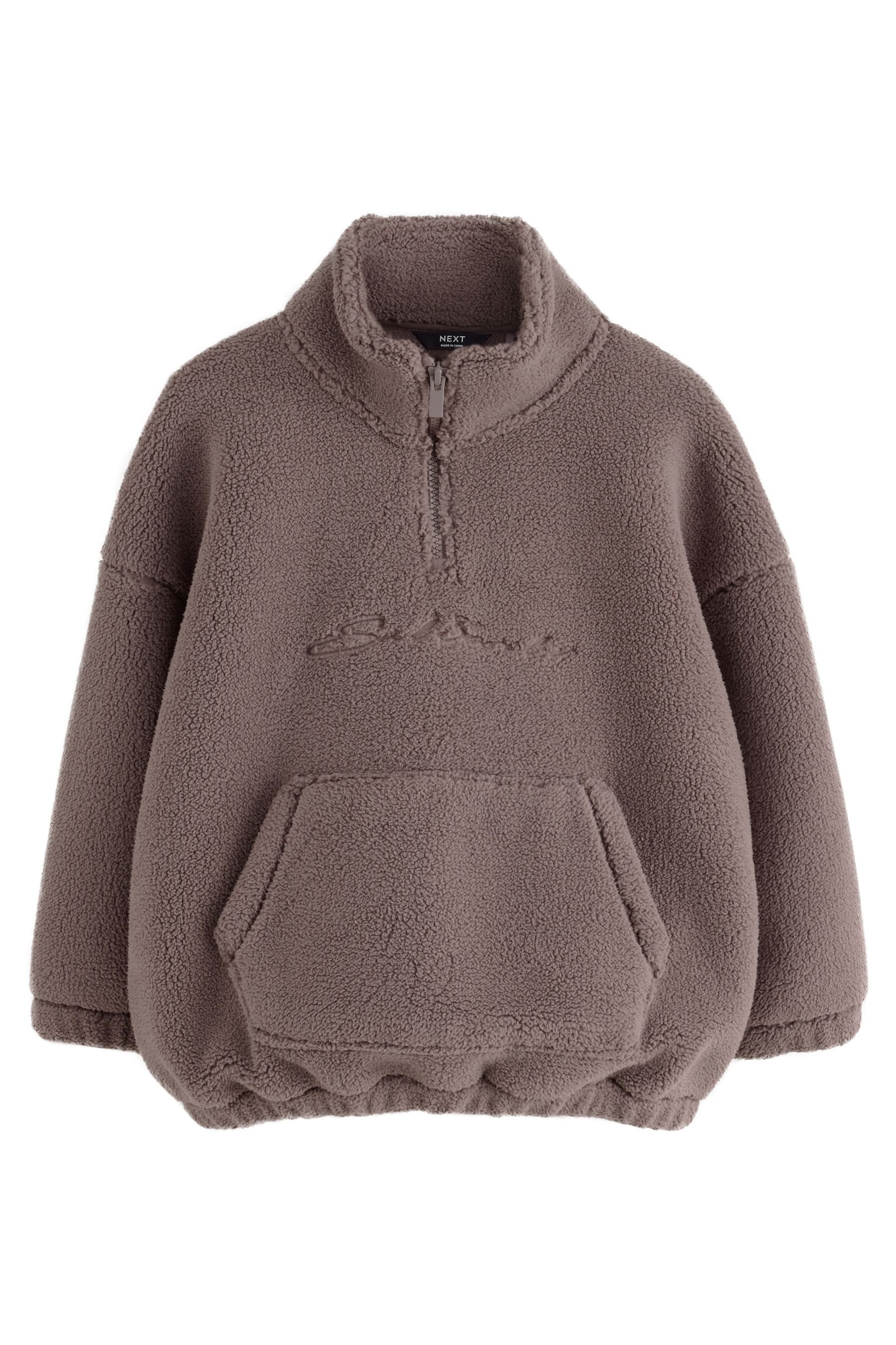Next Fleecejacke Fleece mit Trichterkragen (1-St)