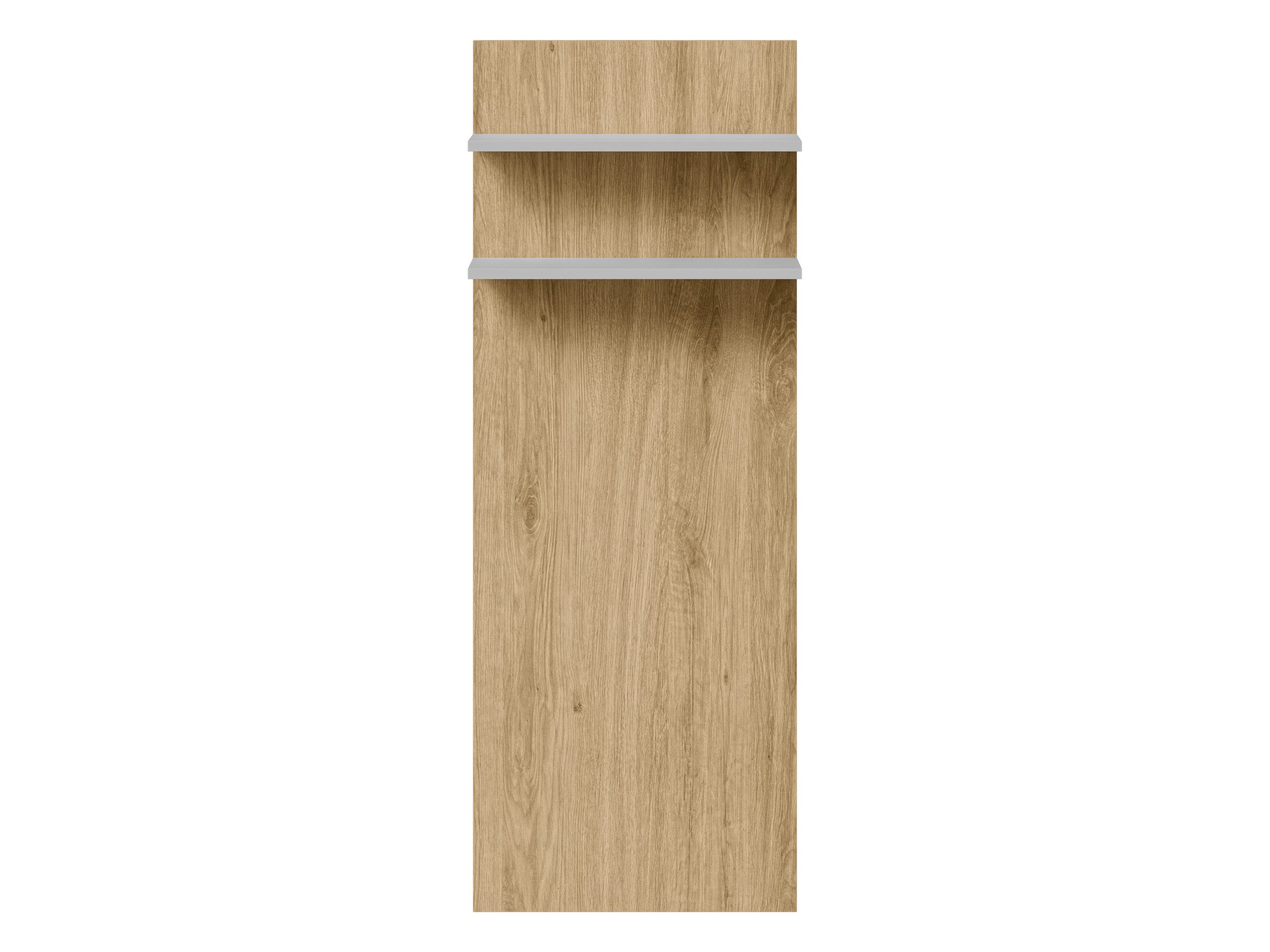 MIRJAN24 Wandregal Fiore 50, 151x19x138 cm, Warmweißer LED-Beleuchtung
