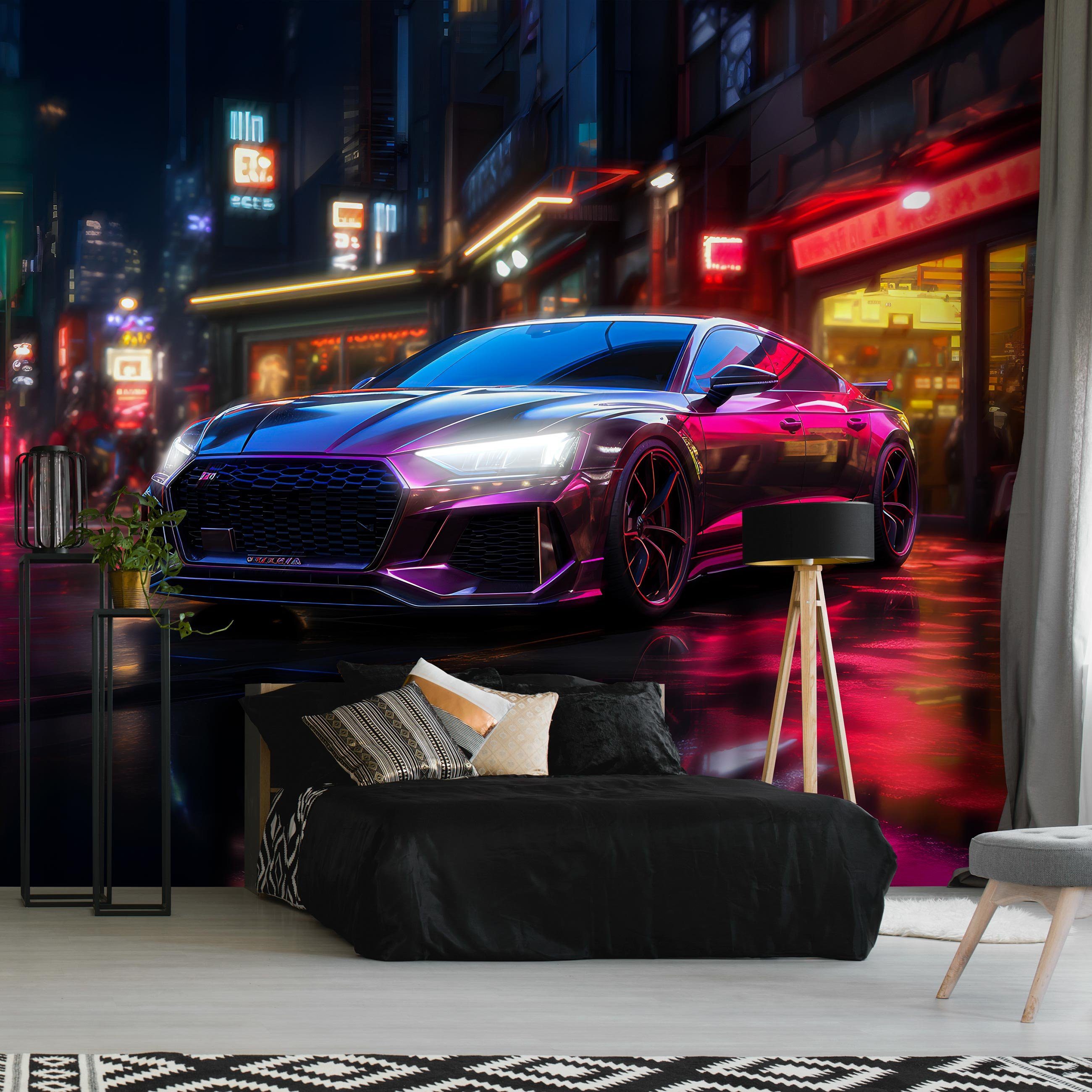 Wallarena Fototapete Kinderzimmer Jungen Auto Jugend Vlies Tapete Vliestape günstig online kaufen