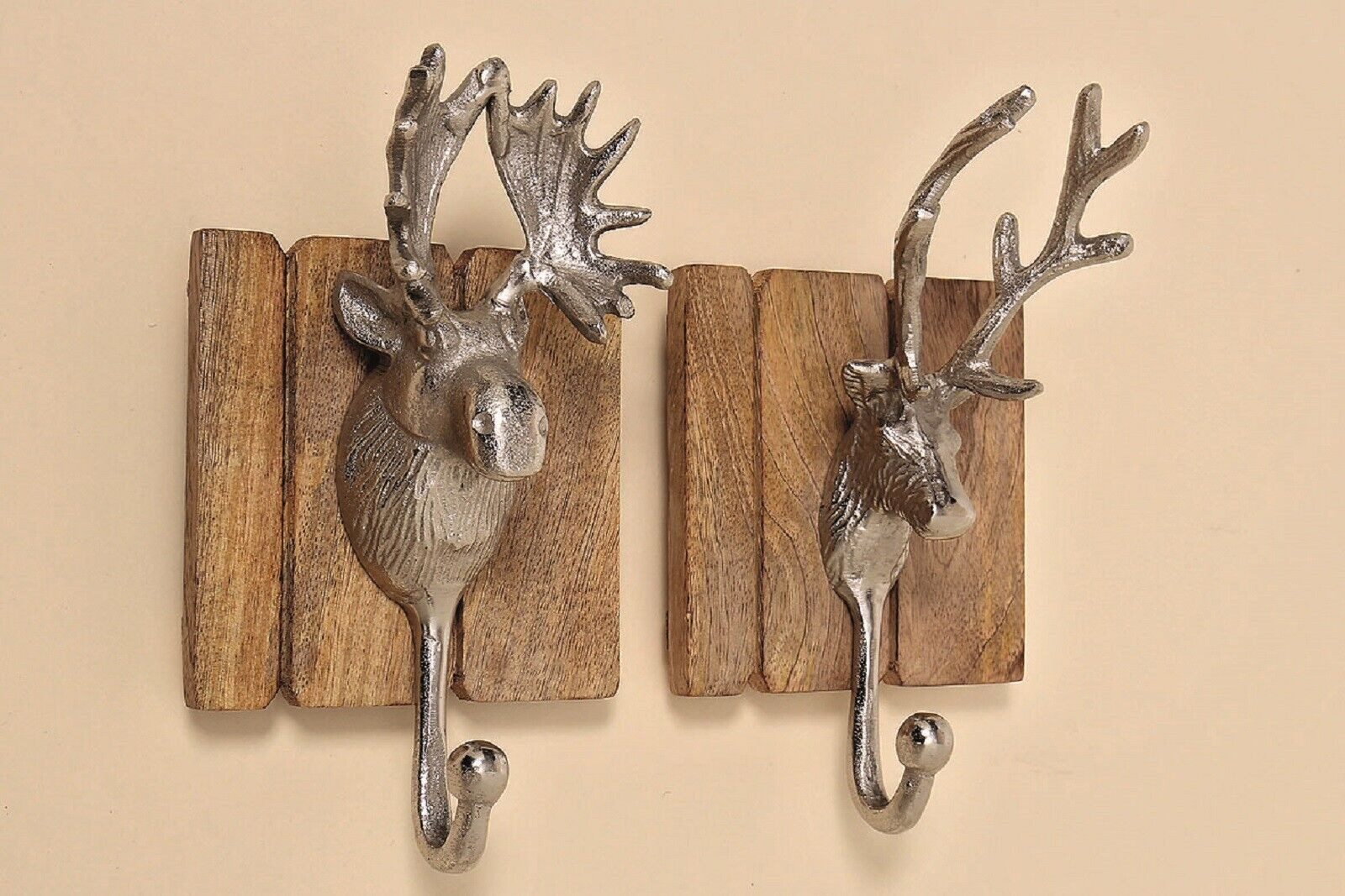 BOLTZE GRUPPE GmbH Dekohaken Garderobenhaken Alfons Hirsch Kopf H 22 cm 2er günstig online kaufen