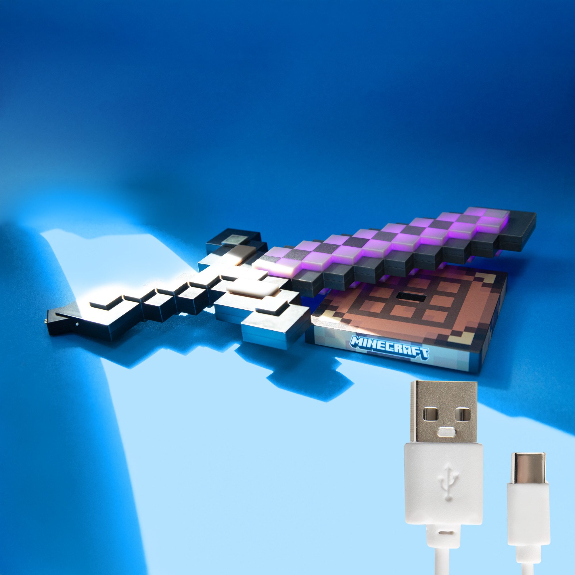 Minecraft LED Dekolicht - Deko für Minecraft Fans - Dekolampe, aufladbarer günstig online kaufen