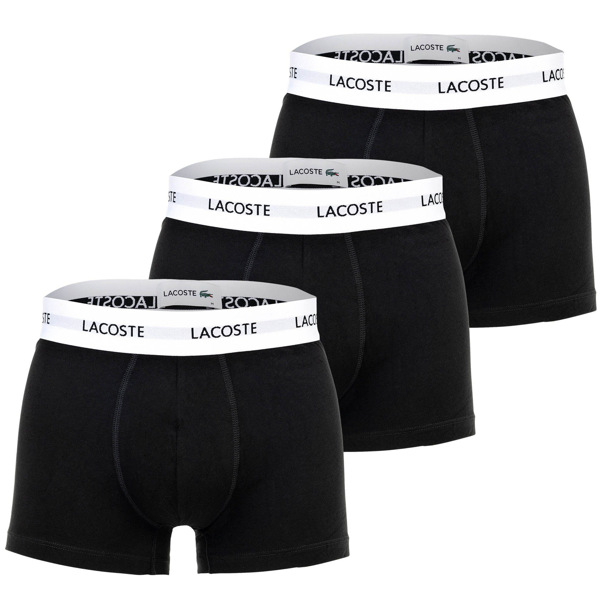 Lacoste Boxer Herren Boxershort 3er Pack Baumwolle (Packung, 3er Pack)