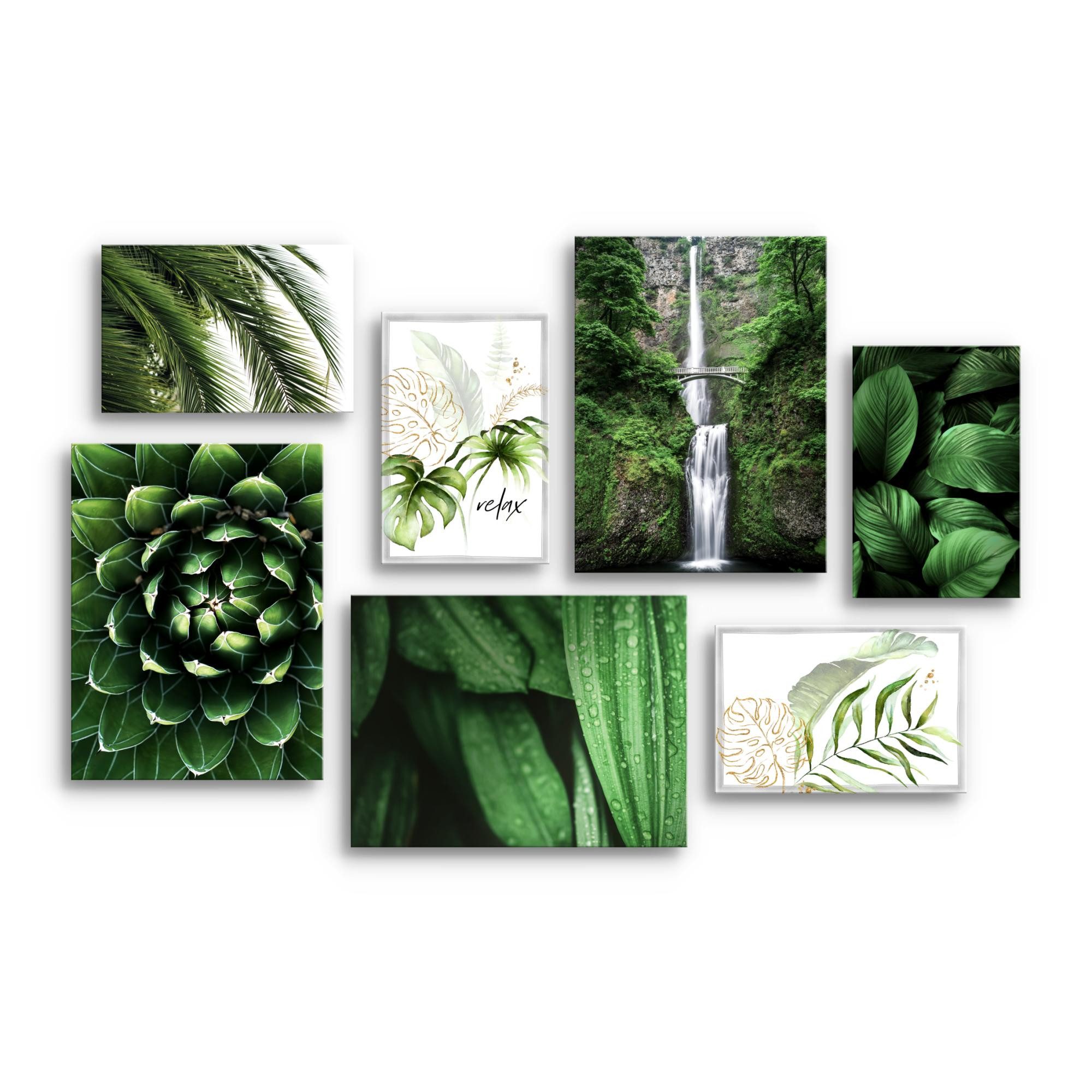 Novart Wandbild Wald Hirsch KOMPLETT AUFHÄNGFERTIG günstig online kaufen