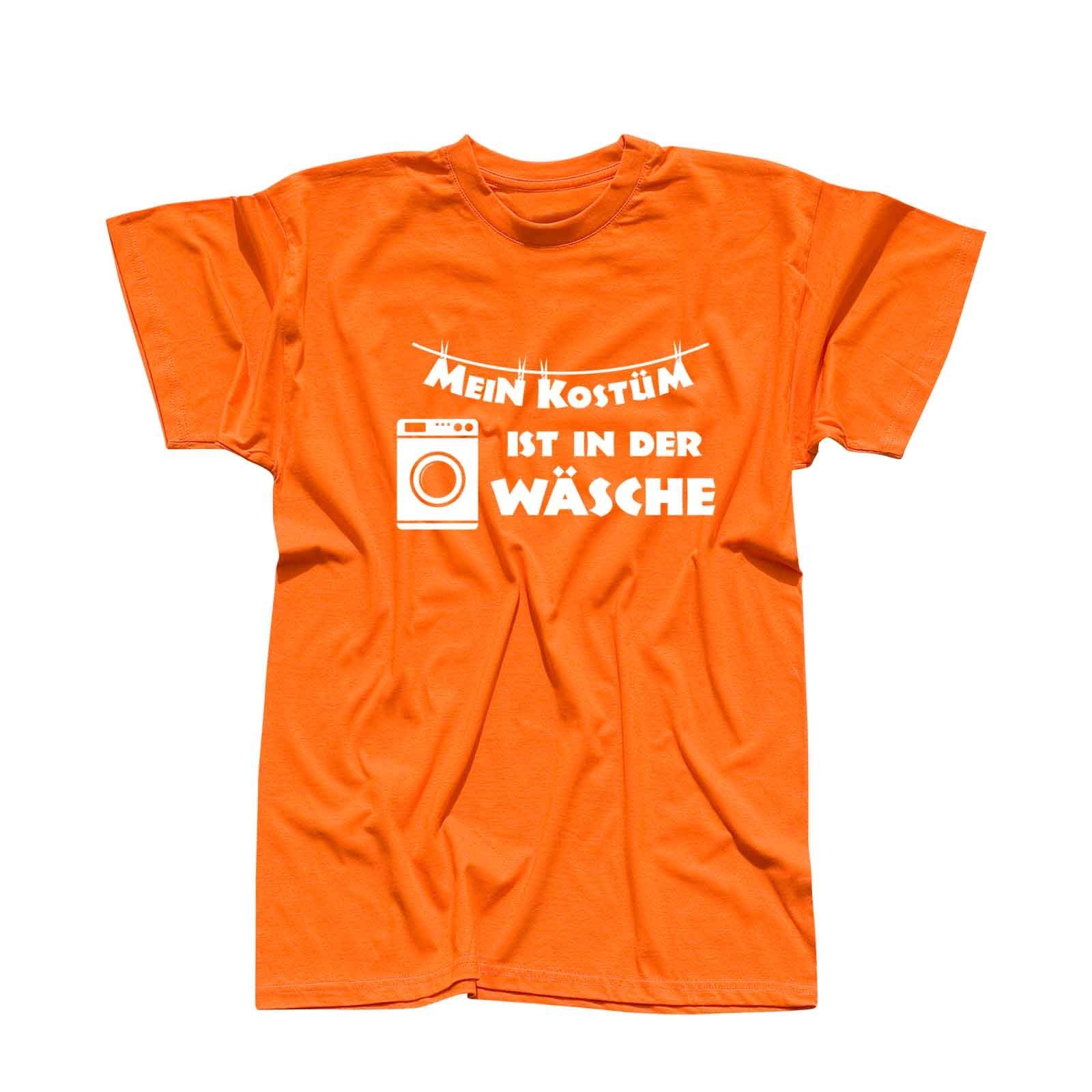 Jimmys Textilfactory Kostüm T-Shirt Mein Kostüm ist in der Wäsche Karneval Party 13 Farben XS-5XL