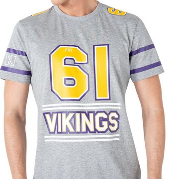 New Era Print-Shirt ESTABLISHED Minnesota Vikings