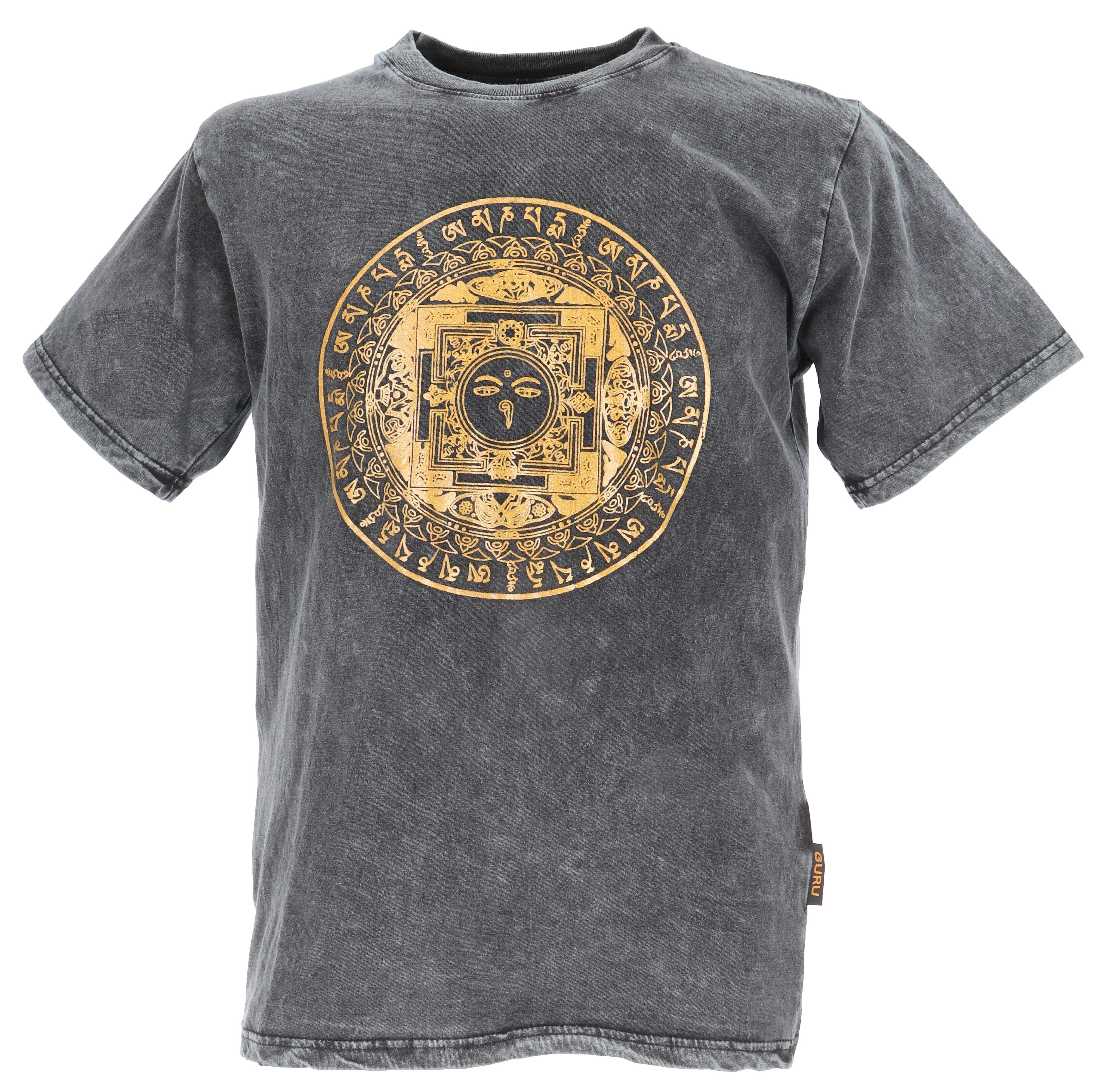 Guru-Shop T-Shirt Tibet & Buddhist Art T-Shirt, Buddha Mandala.. alternativ günstig online kaufen
