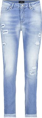 Monari Regular-fit-Jeans Destroyed Jeans im Used Look