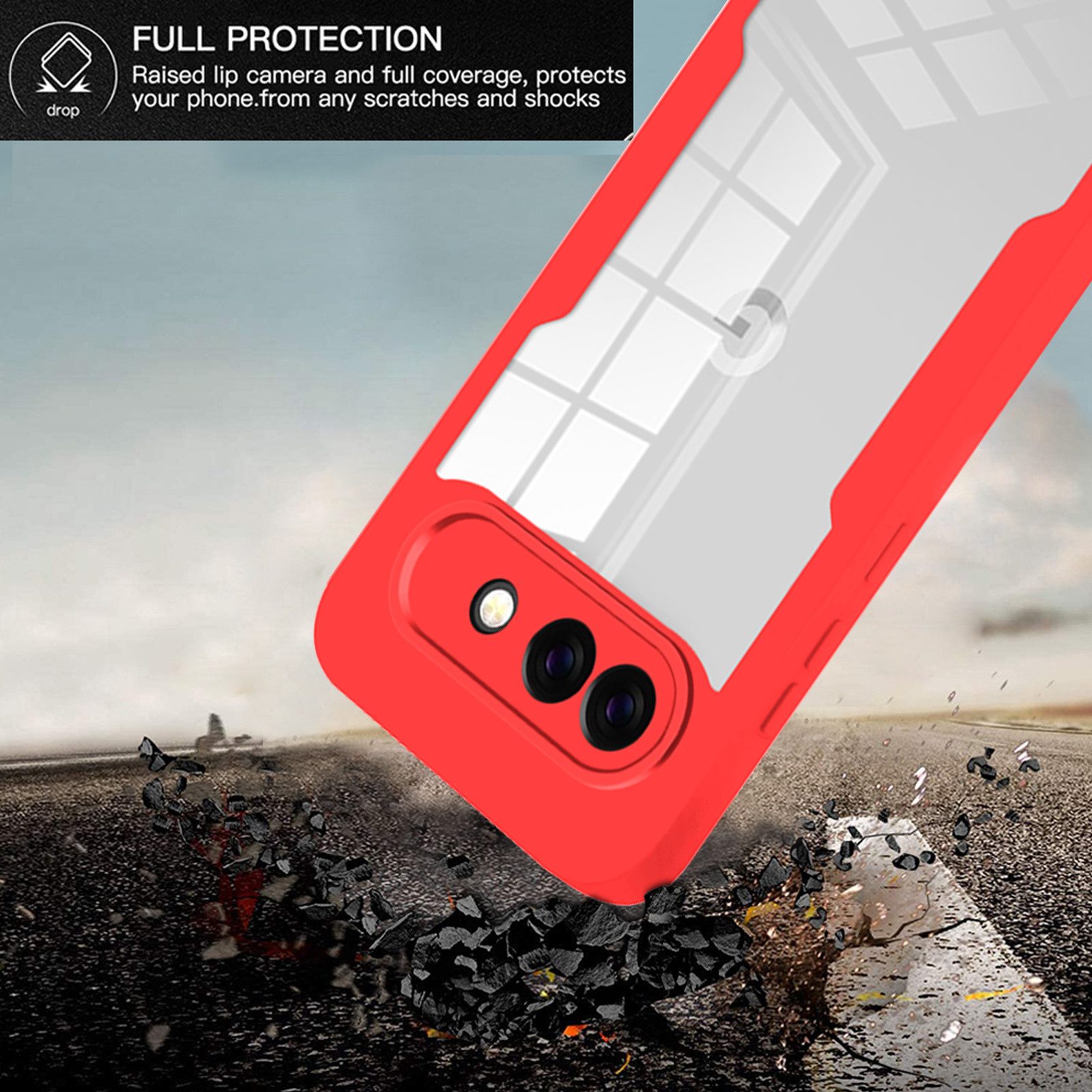 betterfon Handyhülle 360 Grad Schutzhülle für Google Pixel 10a - Full Body Case, Vollschutz Case mit integriertem Displayschutz und klarer Sicht – Bild 3 von 5