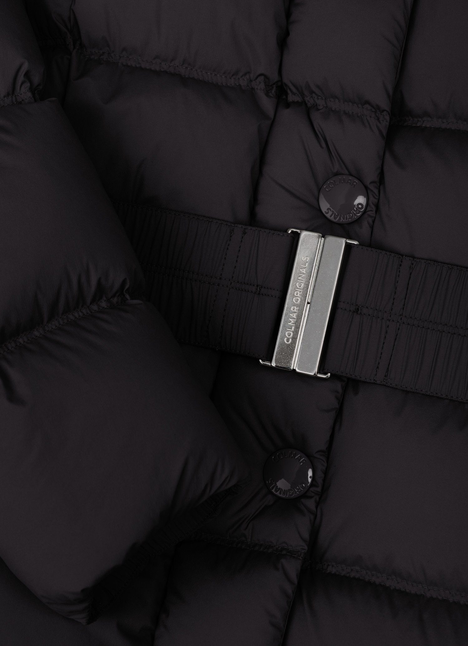 Colmar Daunenmantel mit Gürtel und fester Kapuze schwarz Damen günstig online kaufen