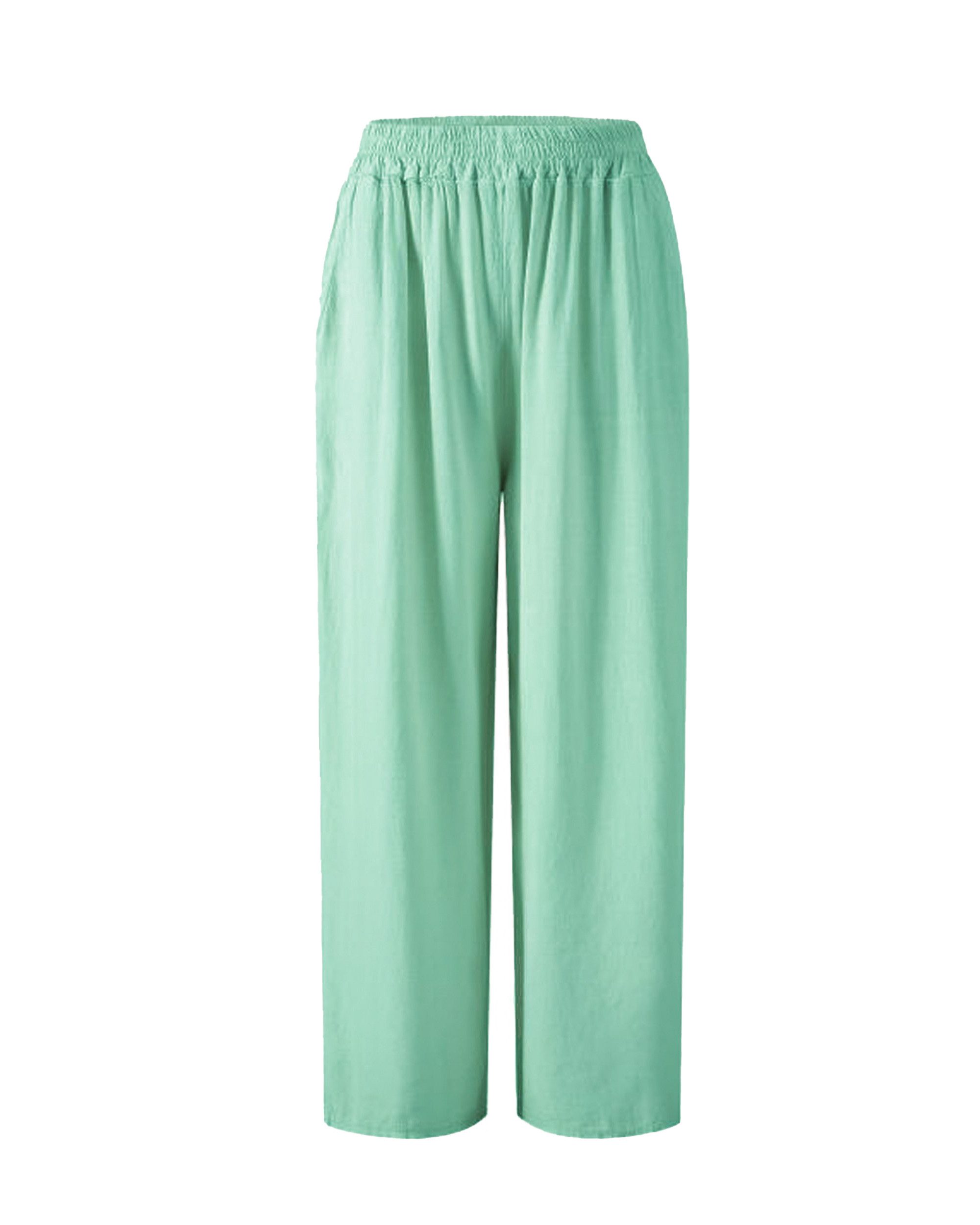 SASSYCLASSY Leinenhose Lässige Viskose Leinen Mix günstig online kaufen