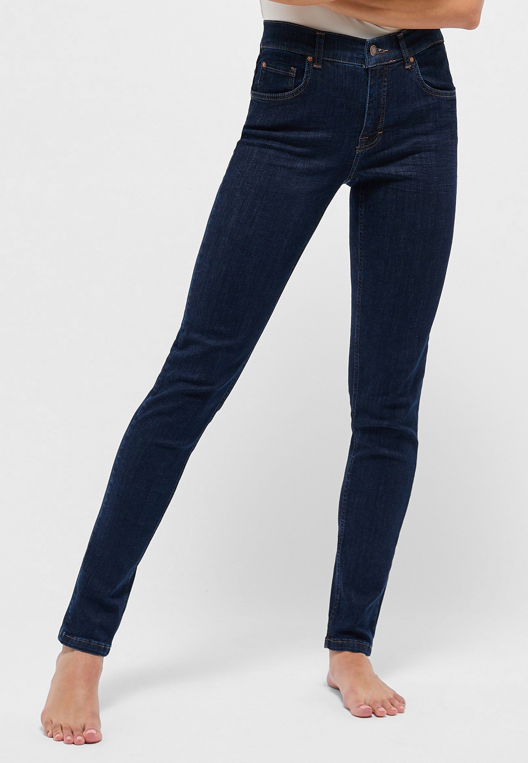 Reinhold Fleckenstein ANGELS Slim-fit-Jeans Jeans Skinny mit Power Stretch Denim mit Label-Applikationen