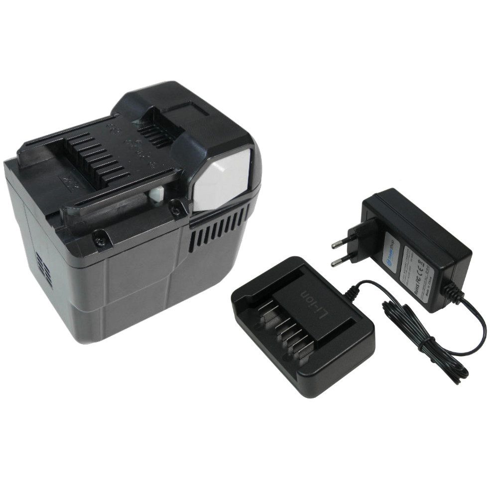 Trade-Shop 2in1 Set passend für Hitachi BSL3630 C345030R ML36DAL - Ladegerät + Akku Li-Ion 3000 mAh (36 V)