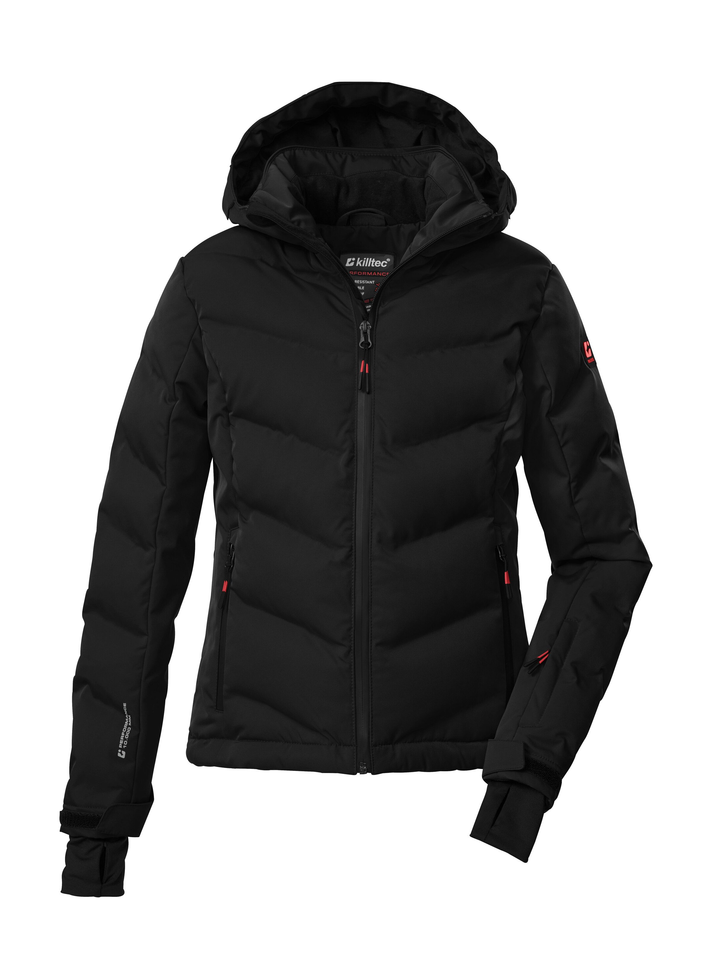 Killtec Skijacke KSW 199 GRLS SKI QLTD JCKT Mädchen Skijacke: wasserdicht, atmungsaktiv, verstellbare Kapuze