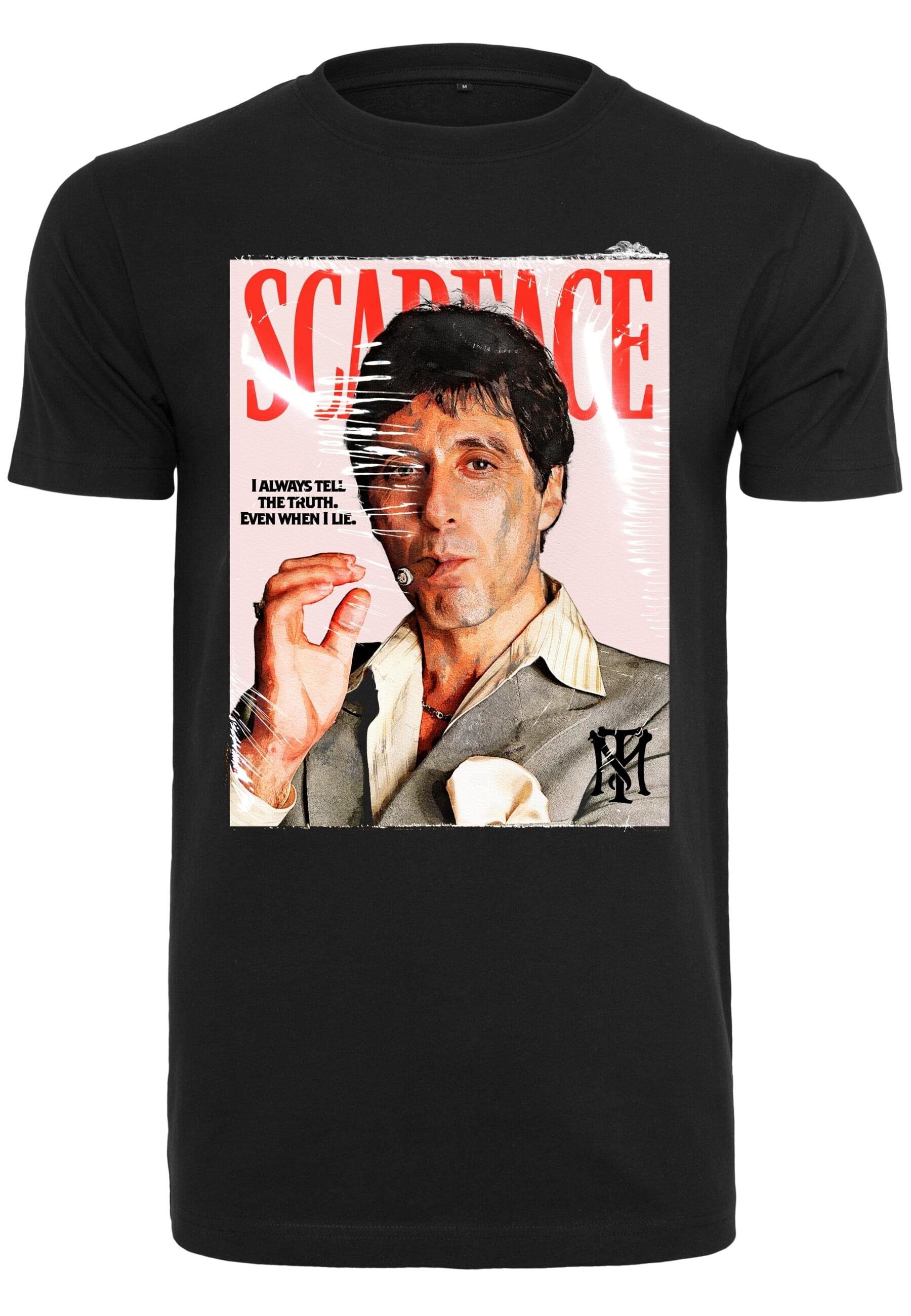 Kurzarmshirt Merchcode Herren Scarface Magazine Cover Tee