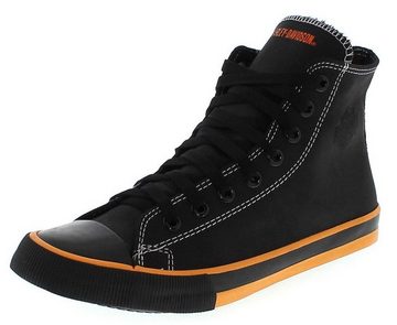 HARLEY-DAVIDSON D93816 NATHAN Black Herren High-Top Sneaker Schwarz Sneaker