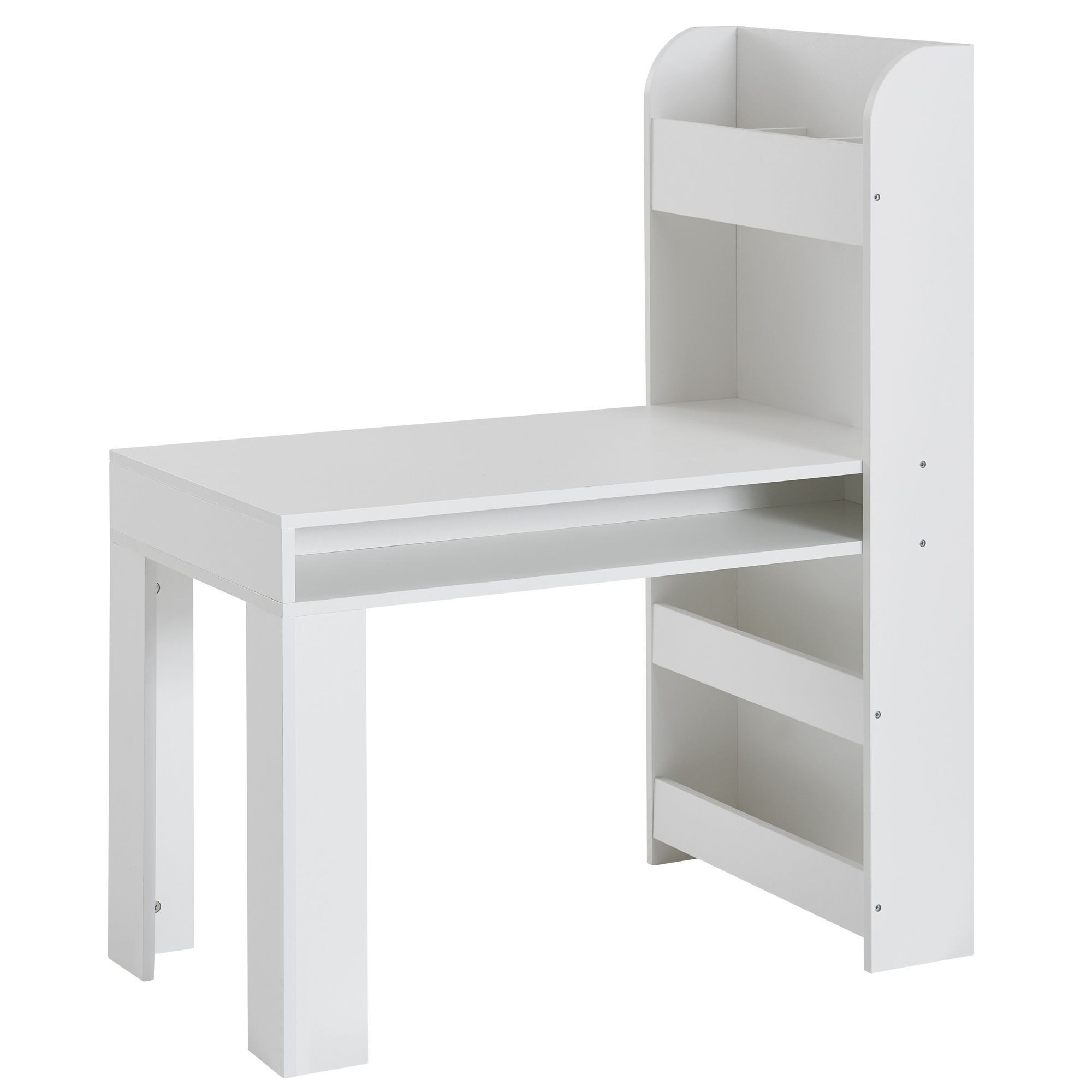 FINEBUY Kinderschreibtisch FB72007 (Weiß 90x50x110 cm, günstig online kaufen