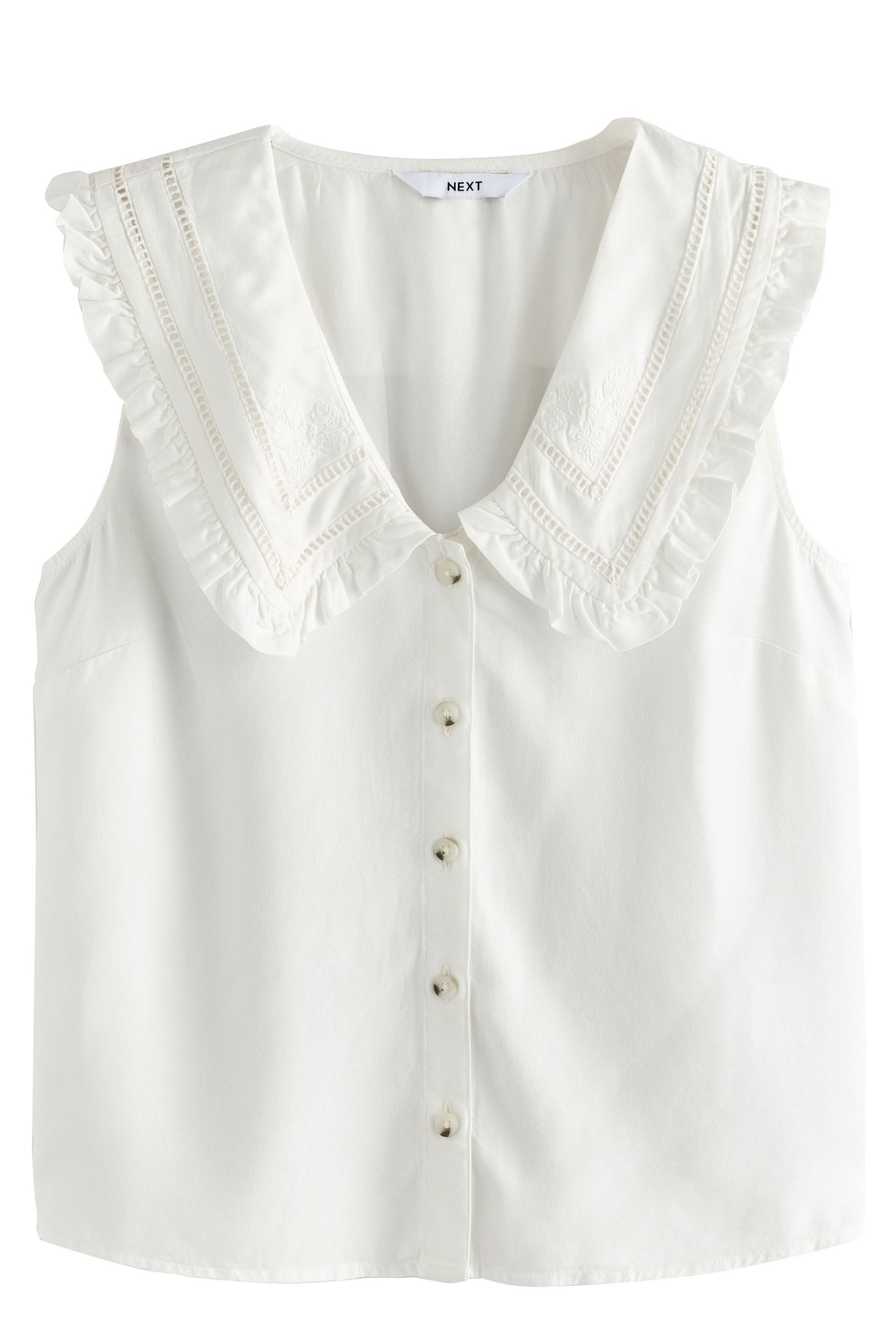 Next Blusentop Ärmellose Oversized Fit Bluse günstig online kaufen