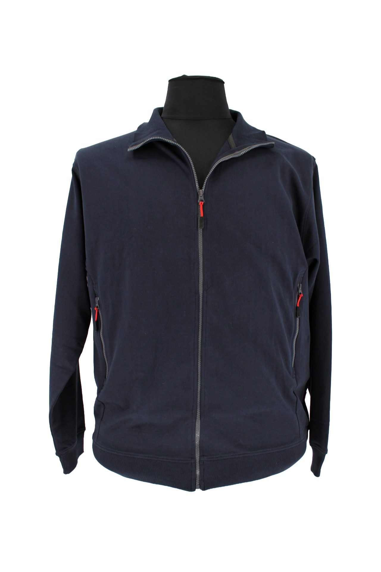 ADAMO Sweatshirt Sweatjacke Navy Dunkelblau