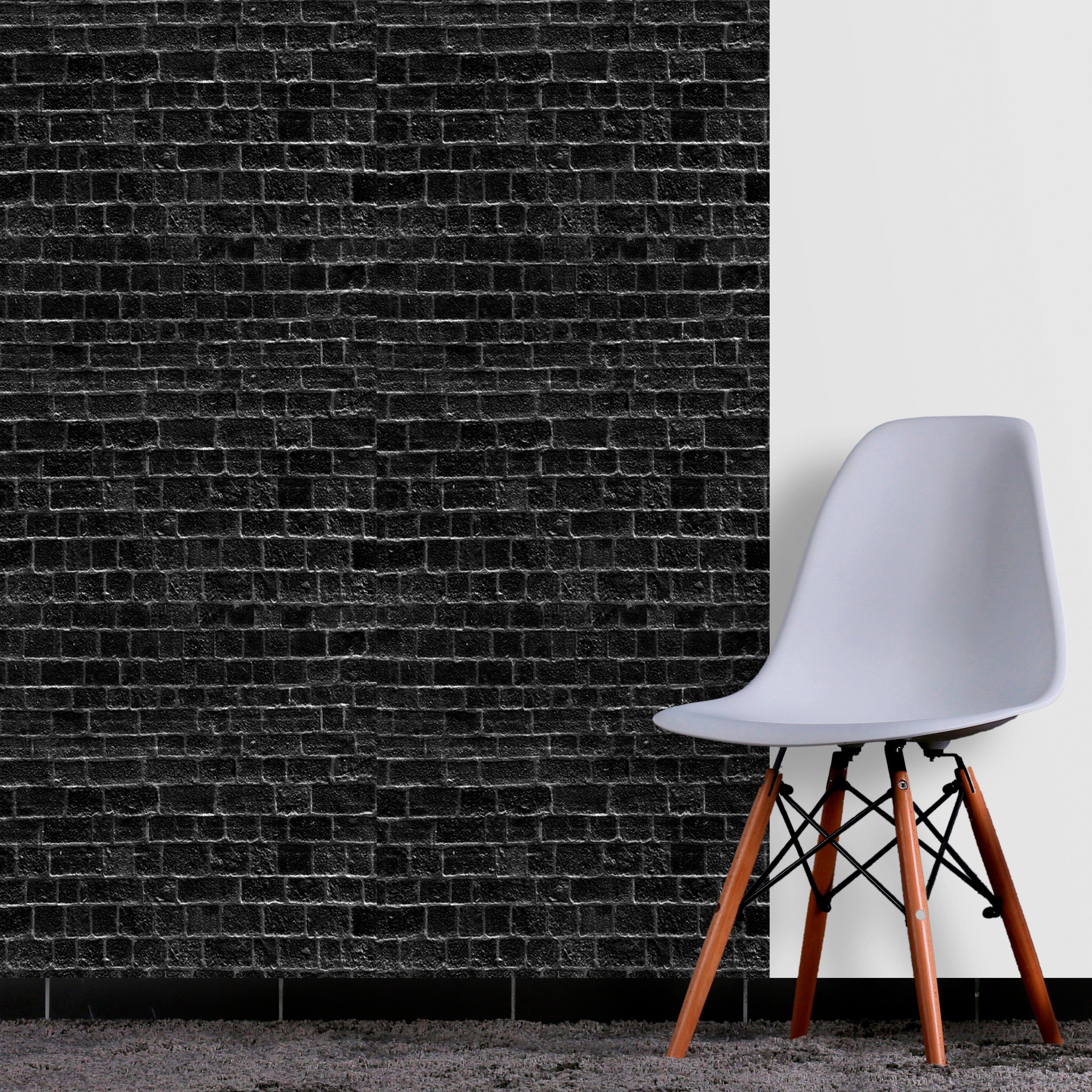 queence Vinyltapete Ruben, glatt, Abriebeffekte, Steinoptik, bedruckt, clean, minimalistisch, unifarben, 90x250cm, selbstklebend, kinderleichte Anbringung, Sticker