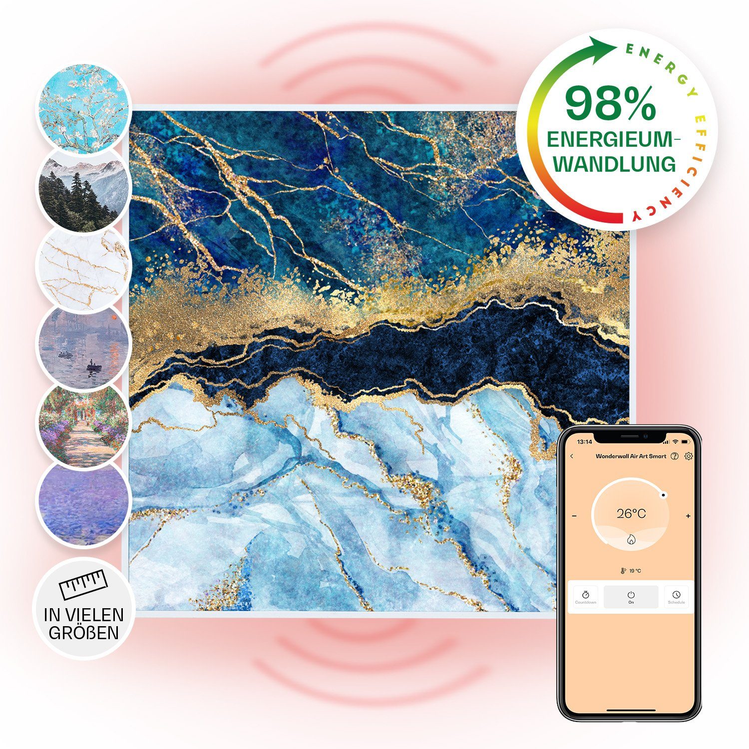 Klarstein Heizkörper Wonderwall Air Art Smart günstig online kaufen