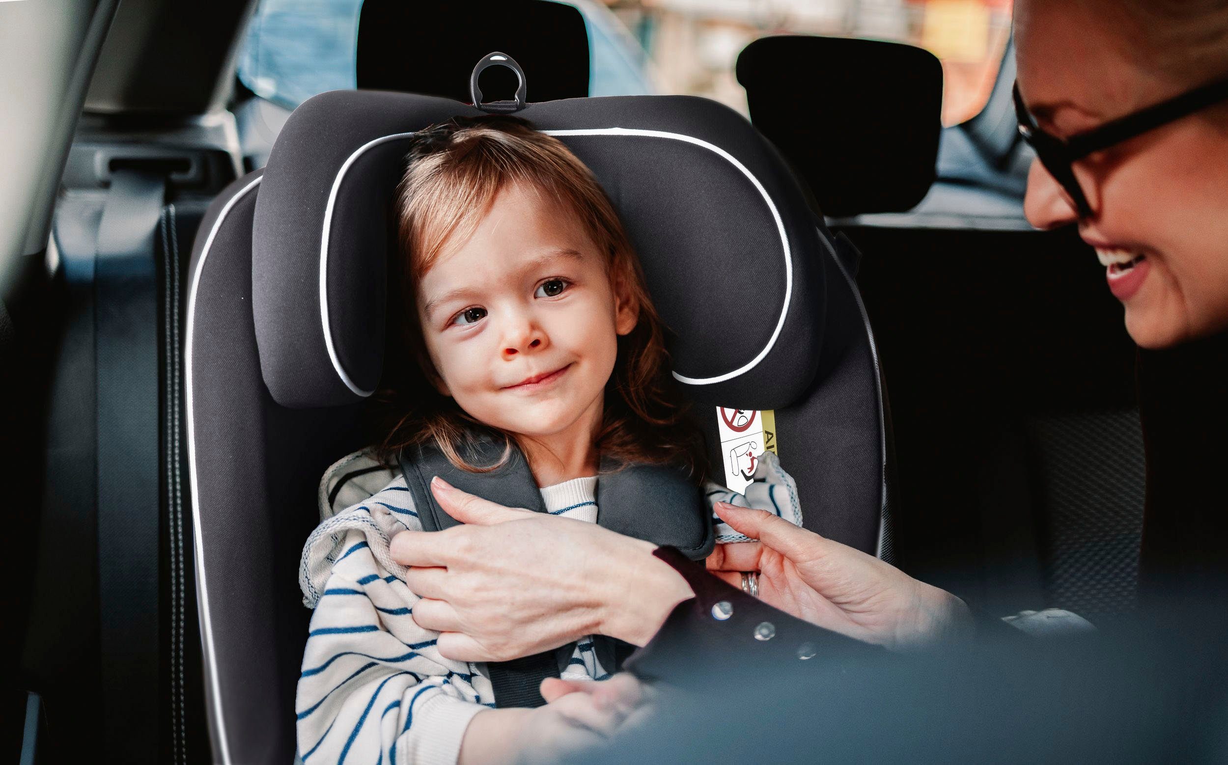 Nova2 BabyGo Size, 40-150 für cm I von Körpergröße Autokindersitz rot 360