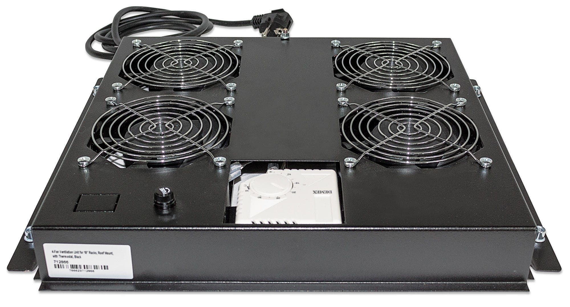 Intellinet PC-Gehäuse Intellinet Dachlüftereinheit für NW-Schränke 4 Lüfter Thermo