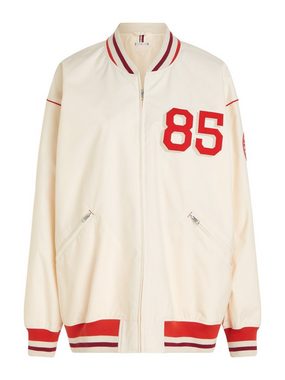 Tommy Hilfiger Outdoorjacke OVERSIZED BASEBALL JACKET mit Logopatch