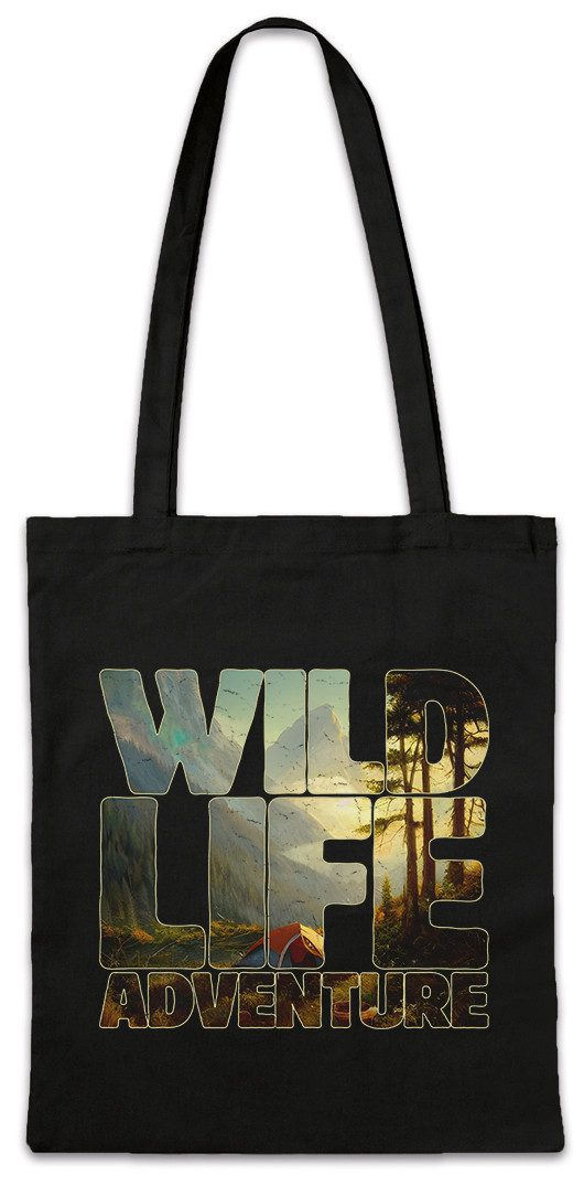 Beuteltasche Wild Life Adventure Countryside Stofftasche Outdoor Wandern Hiking