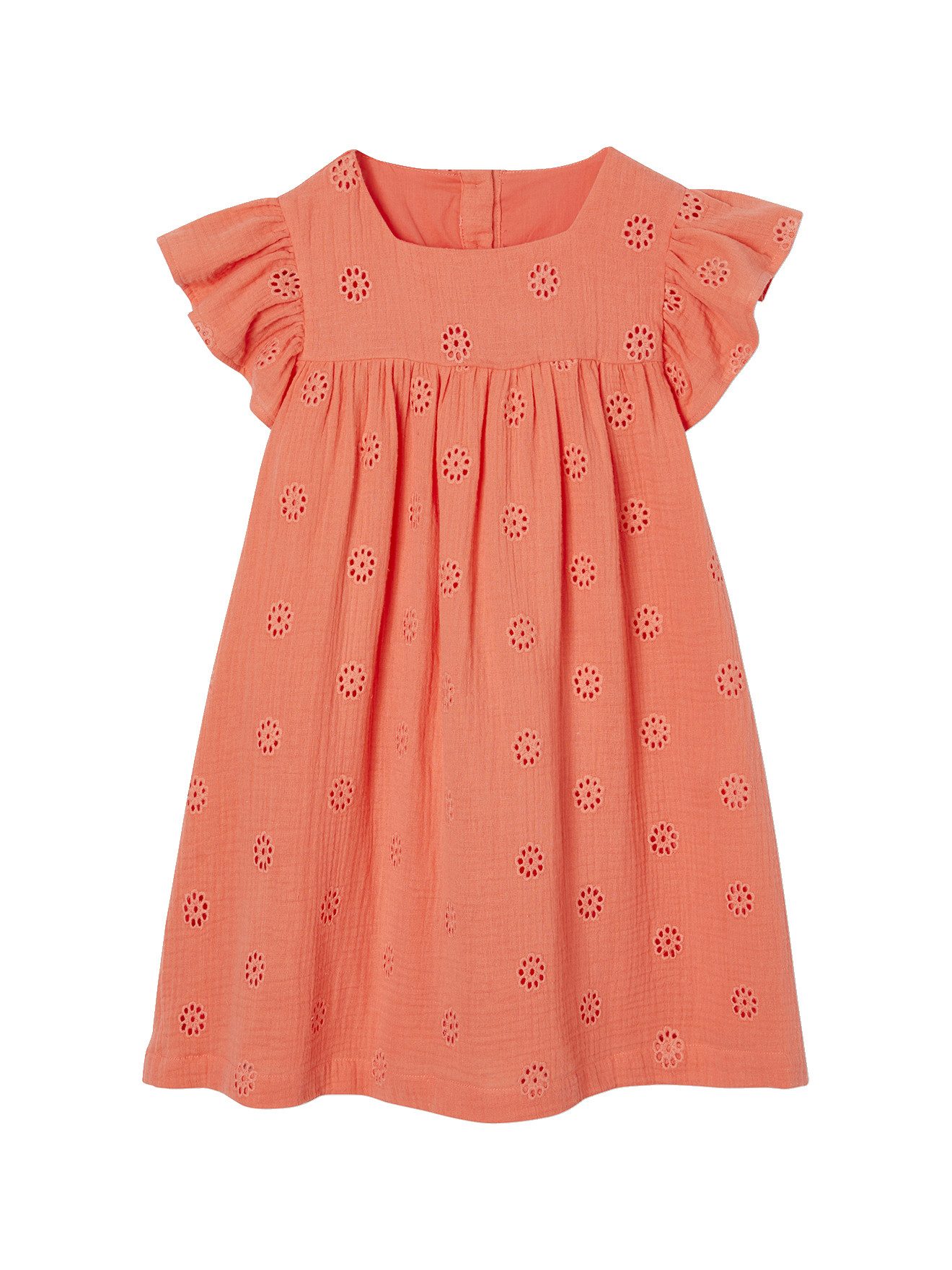 Minikleid Mädchen Musselinkleid