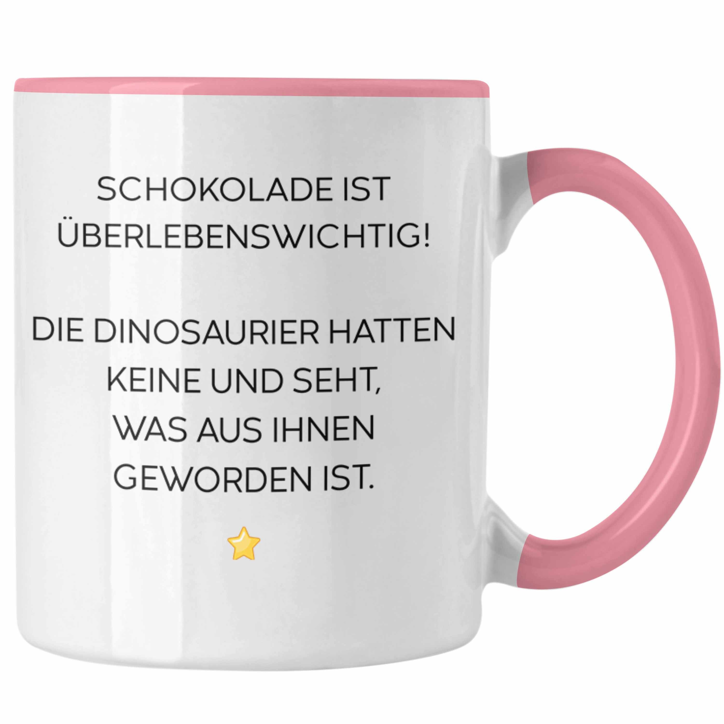 Trendation Tasse Trendation mit Männer Kollegin - Tasse Geschenk Arbeit Spruch Frauen Schokolade für Rosa Büro Lustige mit Sarkasmus Tassen Becher Sprüchen Lustig