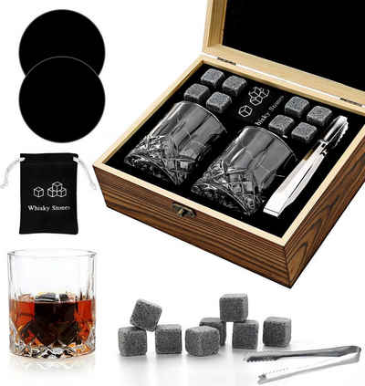 Vaxiuja Eiswürfelform »Whiskey Stones Geschenkset mit 2 Gläsern«