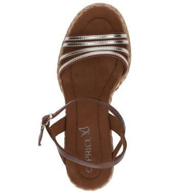 Caprice Sandalen Leder/Synthetik Keilsandalette