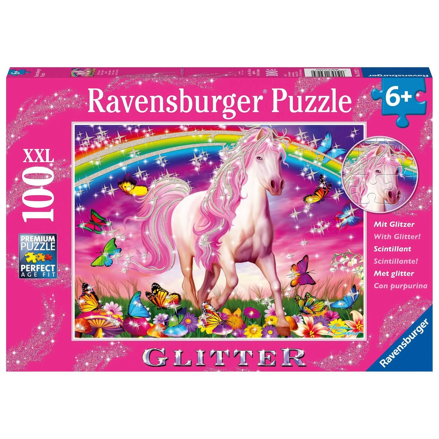Ravensburger Puzzle Pferdetraum. Puzzle 100 Teile XXL, 100 Puzzleteile