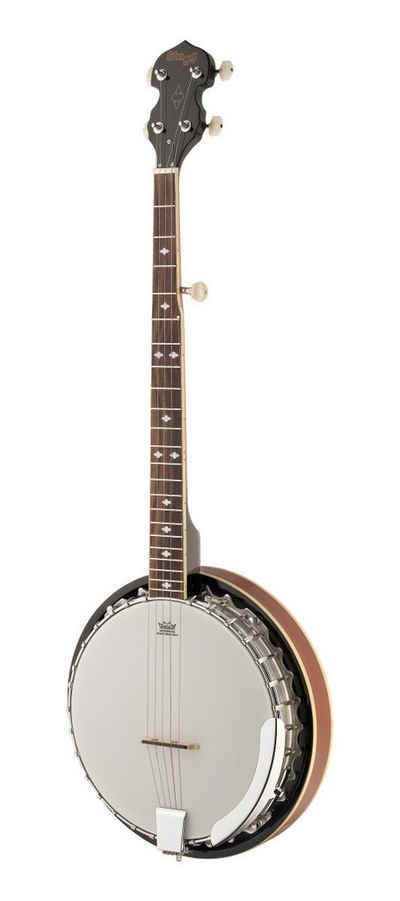 Gold Tone Banjo 5-saiten Bluegrass Deluxe Banjo m. Metall-Kessel, Linkshänder Modell