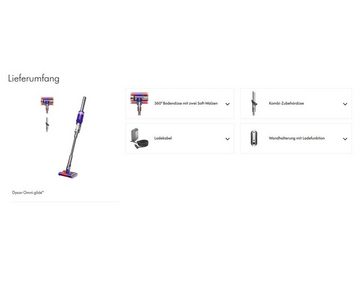 DYSON Akku-Hand-und Stielstaubsauger Omni-Glide Staubsauger, Beutellos, Kabellos, Kabelloser Akkuhandstaubsauger Sauger Autostaubsauger Akkuhandsauger