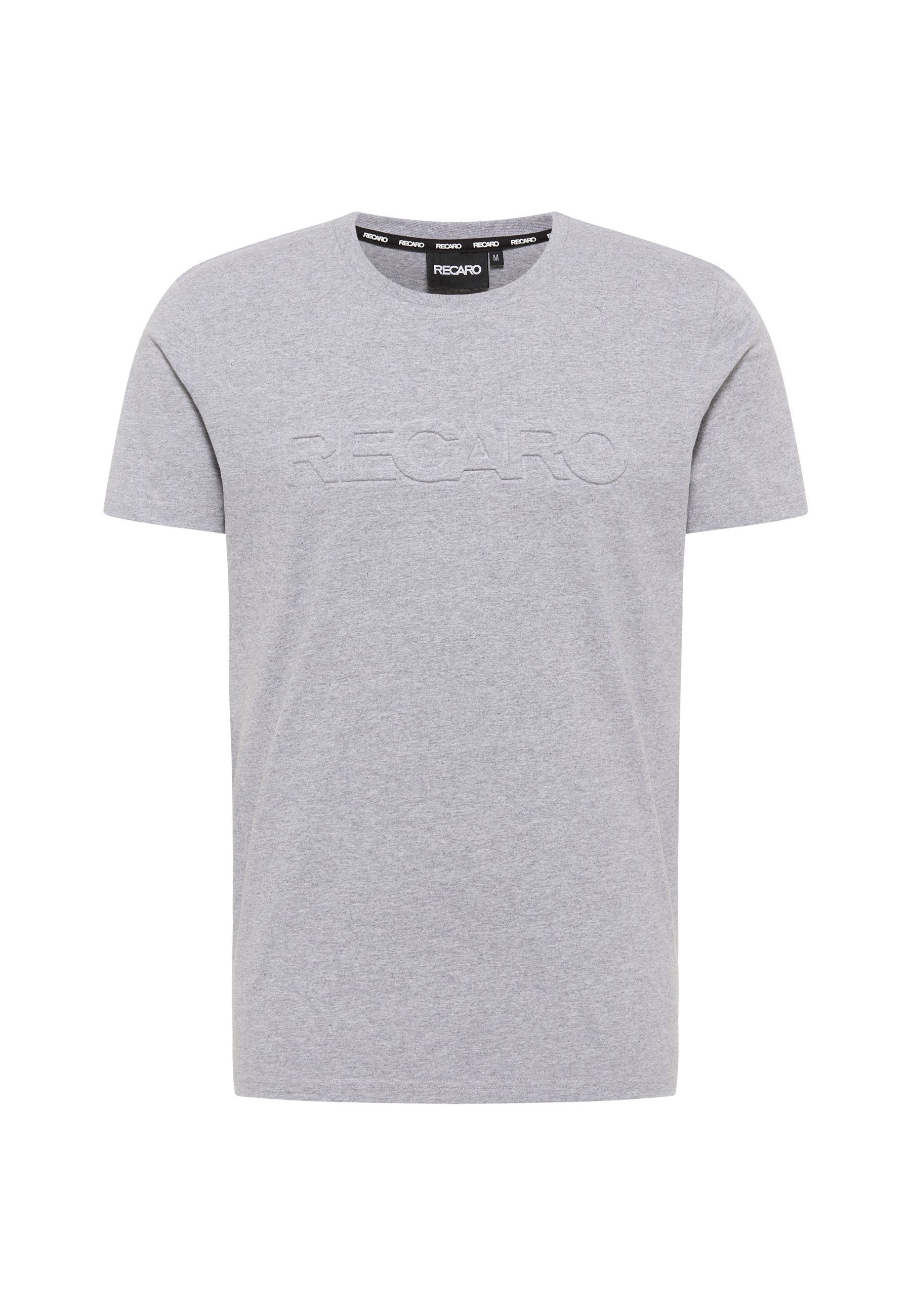 RECARO T-Shirt RECARO T-Shirt Embossed, Herren Shirt, Rundhals, 100% Baumwolle, Made in Europe