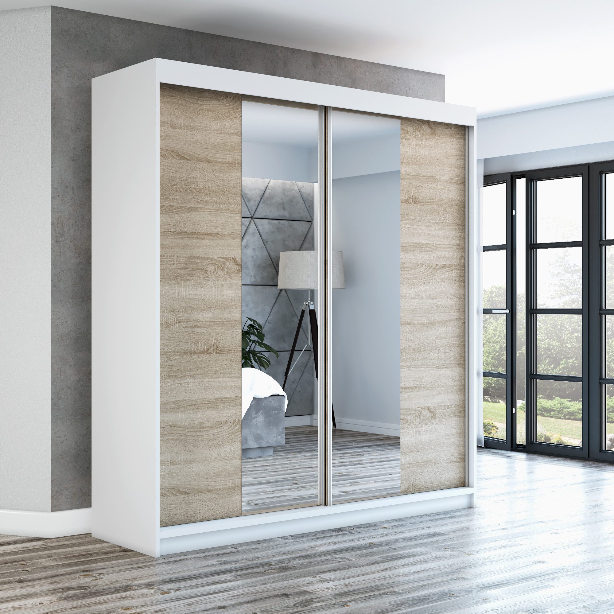 A&J MöbelLand GmbH Schwebetürenschrank NEO 180 günstig online kaufen