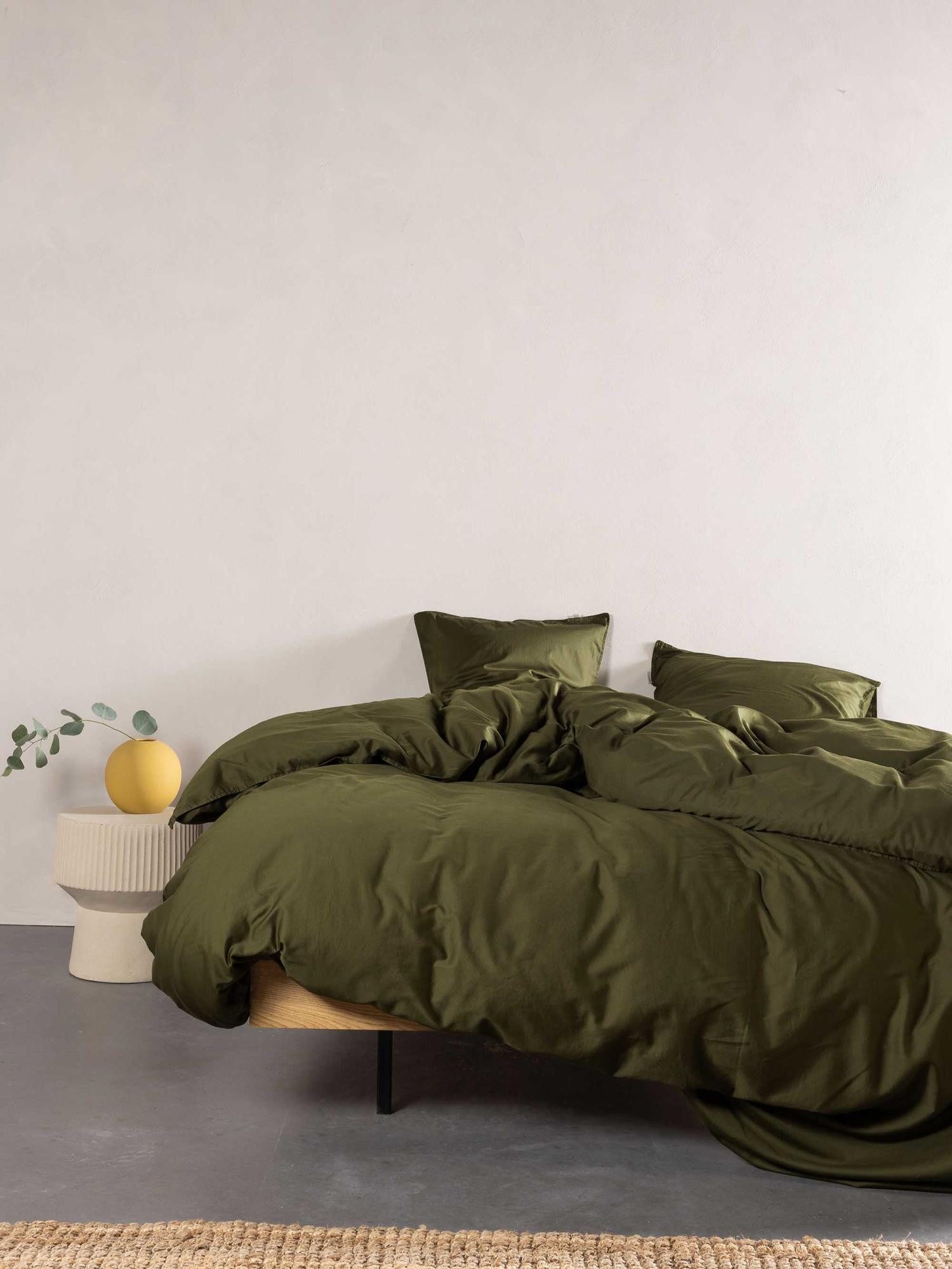 Essenza Bettwäsche Minte, Satin, 2 teilig, unifarben
