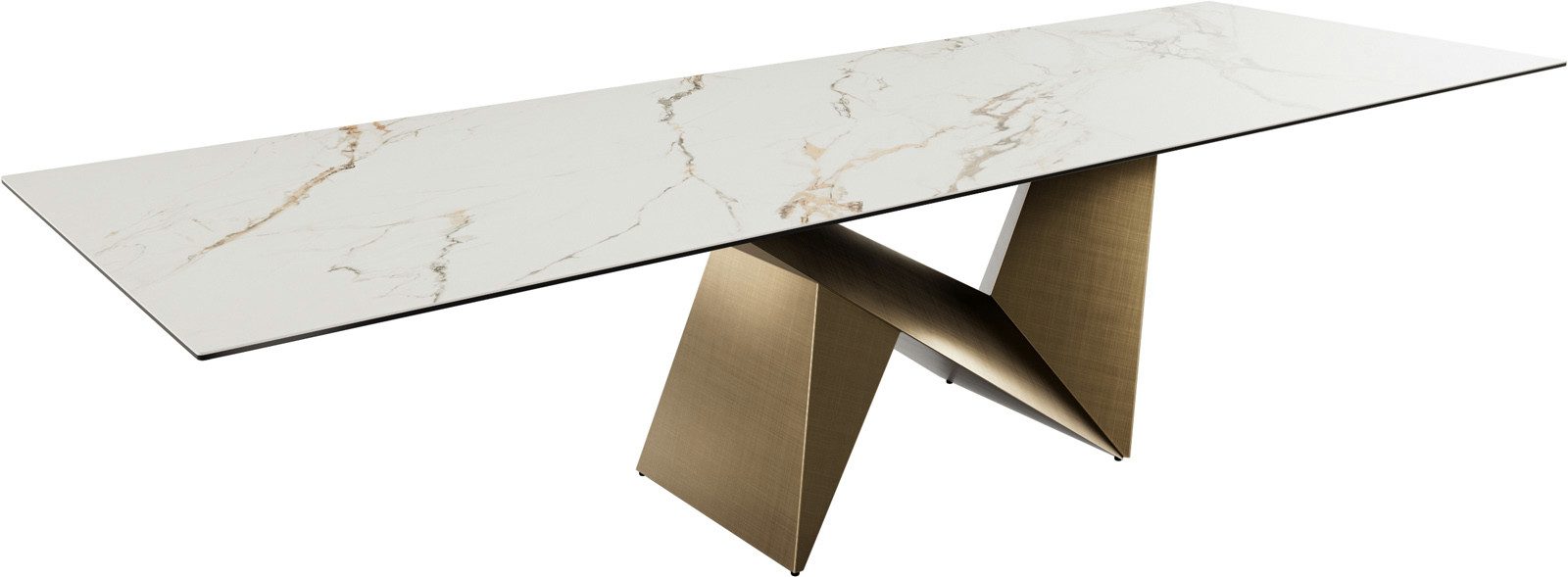 DELIFE Esstisch Edge, Keramik Calacatta Luxe günstig online kaufen