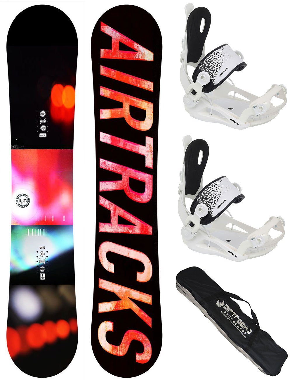 Airtracks Snowboard Damen Snowboard Set Lights