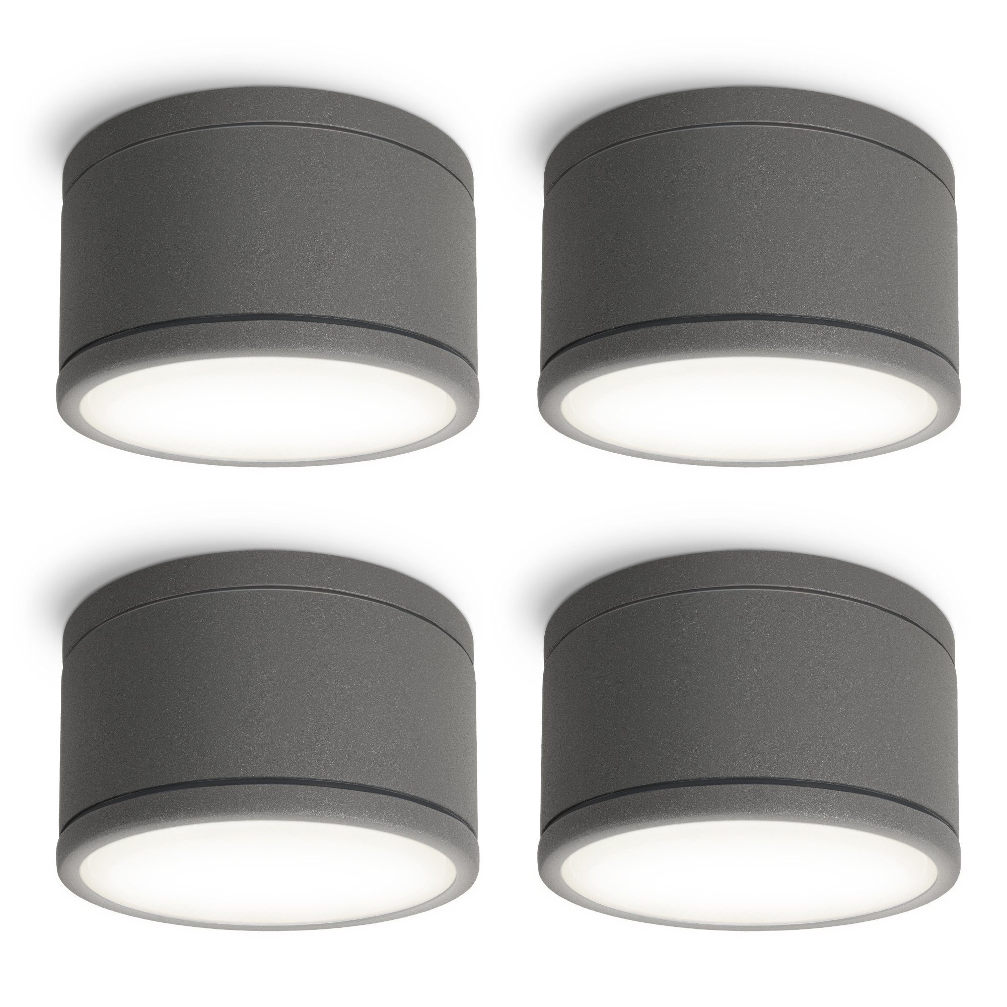SSC-LUXon LED Außen-Deckenleuchte CELI-WX Aufbauleuchte flach günstig online kaufen