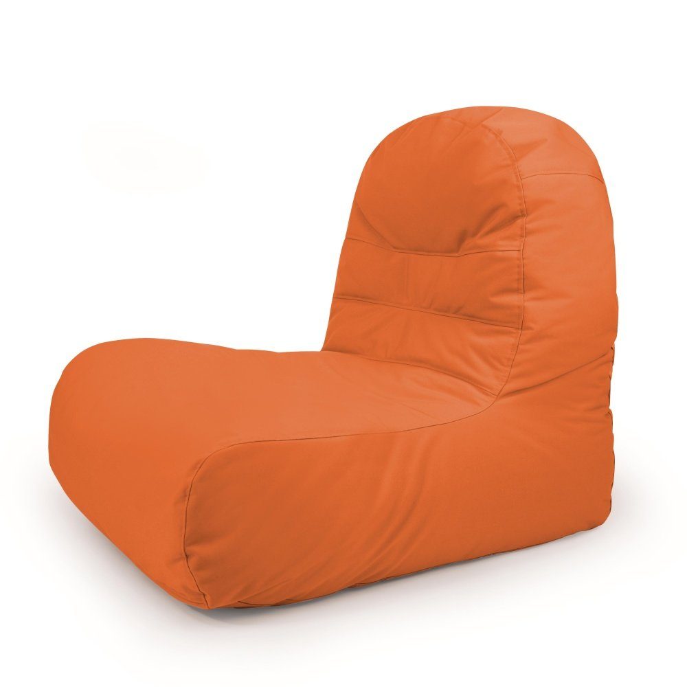 OUTBAG Sitzsack Bridge Plus, made in Germany, speziell für den Außenbereich, 65x90x95 (BxLxH) orange