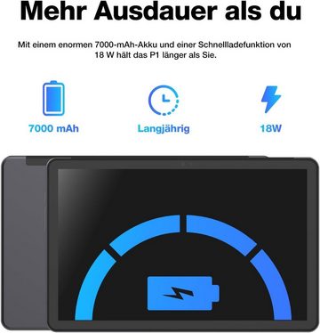 AGM Mobile PAD P1 Tablet (10,36", 256 GB, Android 13, 4G, Tablet Helio G99 Octa-Core 2.2GHz, 2K FHD, 7000mAh mit Schutzhülle)
