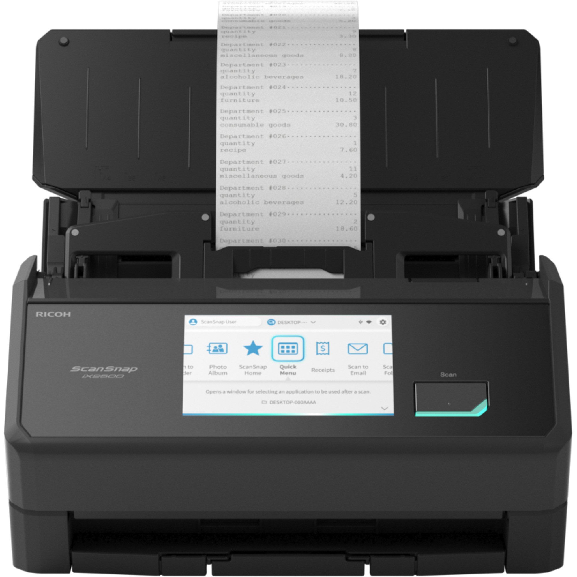 Ricoh Ricoh ScanSnap iX2500, Einzugsscanner, (USB, WLAN) Scanner