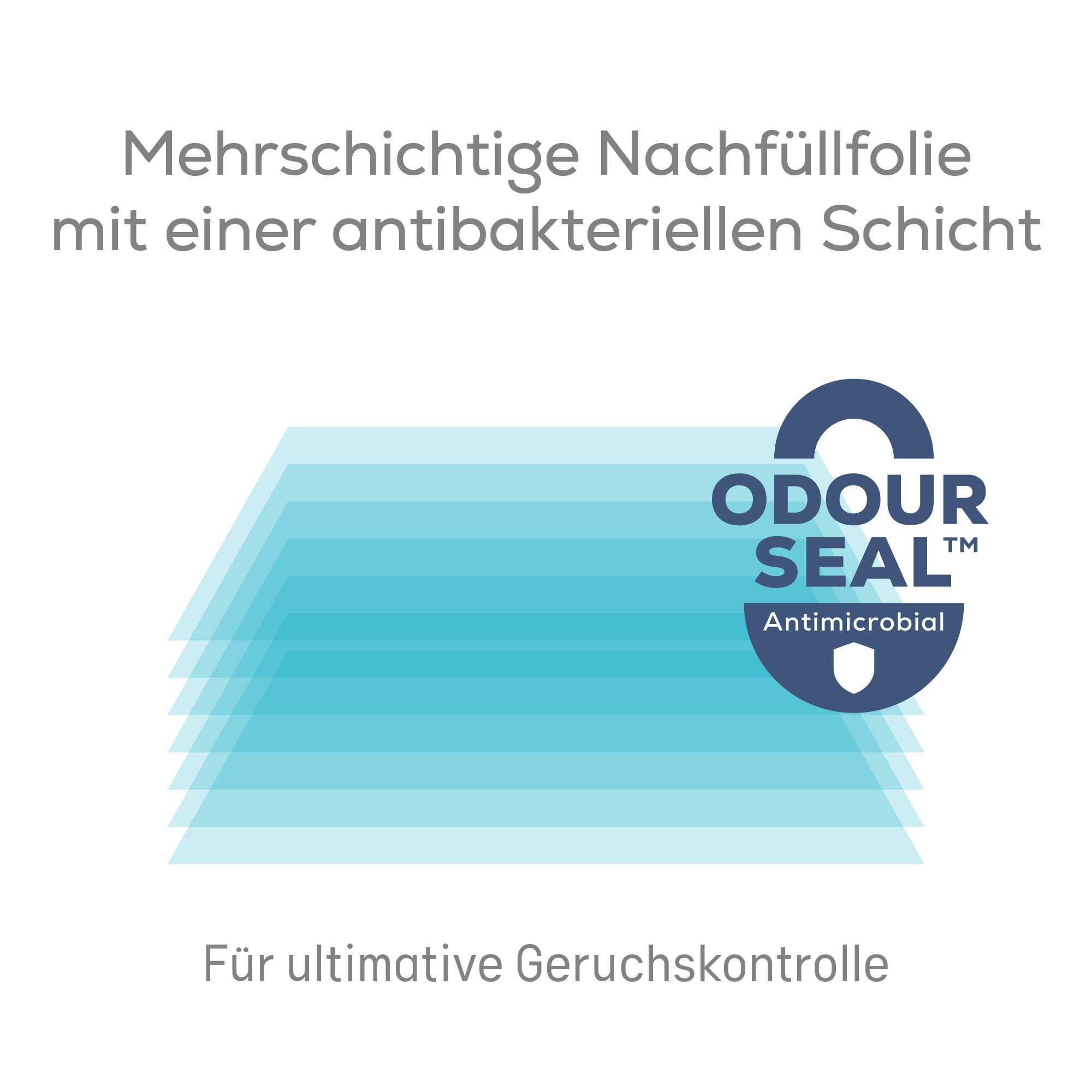 Angelcare® Windeleimer Nachfüllkassette für Windeleimer Dress-Up und Classic XL, OdourSeal-Technologie mit 7-schichtige Folie – Bild 3 von 5
