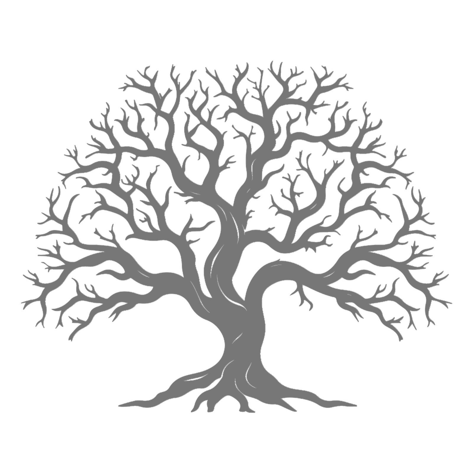 Jumpeak Wanddekoobjekt Großer Baum Metall Wanddekoration, abstrakte Äste, n günstig online kaufen